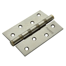 Петля дверная универсальная стальная с 4-мя подшипниками Rucetti RS 100X70X2.5-4BB OMB