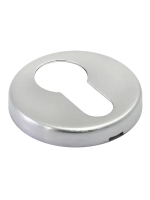 Накладка на евроцилиндр Morelli Luxury LUX-KH-R3-E CSA круглая, цвет матовый хром