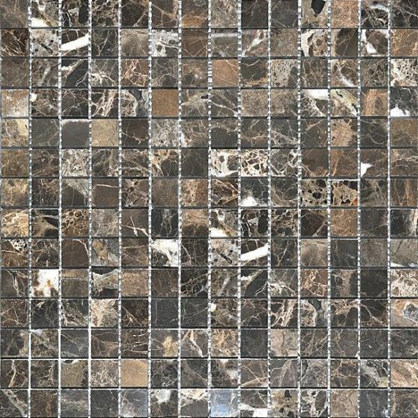 Мозаика Colori Viva Natural Stone CV20091 Mos.Polished Dark Emperador 20x20 30,5х30,5