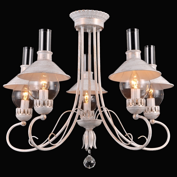 Люстра потолочная Natali Kovaltseva ALABARDA 75118/5C IVORY