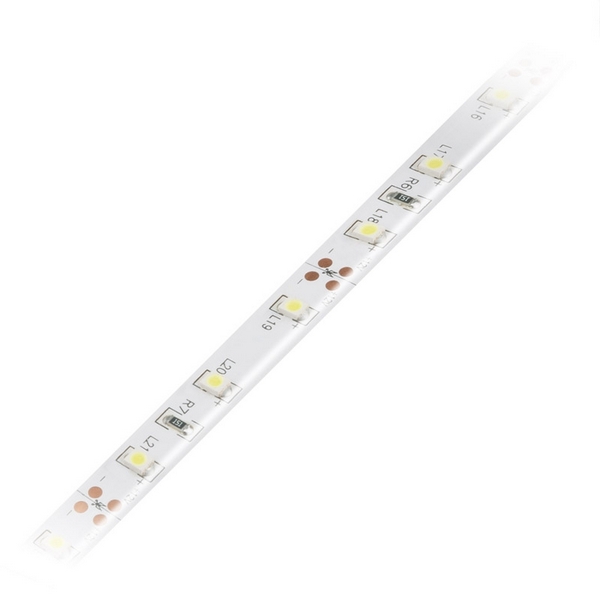 Светодиодная лента Volpe 2835-60LED/m-8mm-IP65-DC12V-4,8W/m-5M-3000K катушка в герметич уп-ке