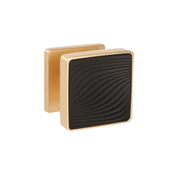 Ручка Punto (Пунто) раздельная K.EST.Q52.GIPNOZ SSG/BL-39 сатинированное золото/черный