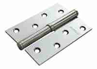 Комплект 4 шт. - Петля дверная разъёмная стальная левая Morelli MSD 100X70X2.5 SC L матовый хром