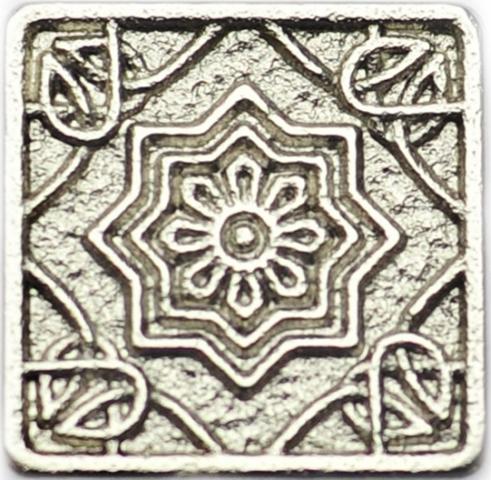 Вставка Kavarti Металлическая Maghrib Nickel вставка 3х3