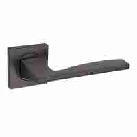 Комплект на 6 дверей - Ручка Fuaro (Фуаро) раздельная K.KM52.ROCK (ROCK KM) GR-23 графит