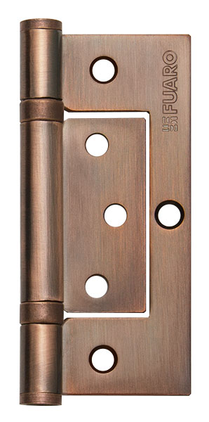 Петля универсальная без врезки Fuaro 300-2BB 100x2,5 AC медь