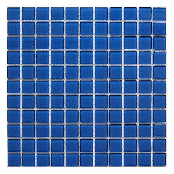 Мозаика Bonaparte стекло с камнем Deep Blu 4х25х25 30х30