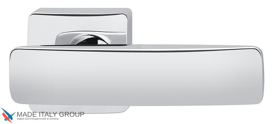 Дверная ручка на квадратном основании COLOMBO Bold PT11RSB-CR полированный хром