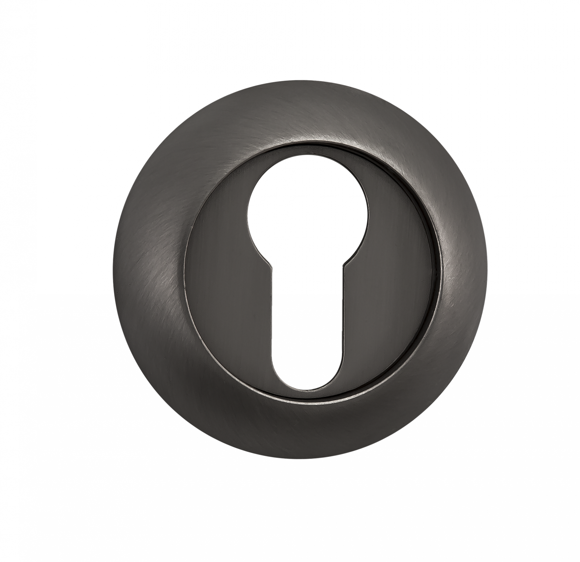 Накладка на цилиндр RENZ INET 08 MBN матовый черный никель