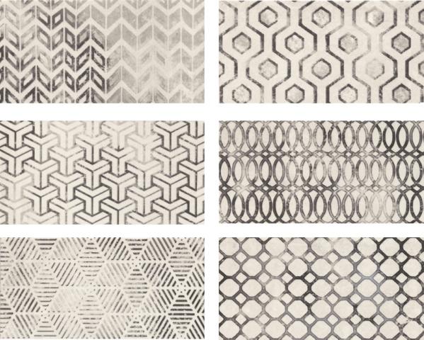 Плитка керамическая Mainzu Ravena Decor Fabio Blanco (Mix 6) декор 10х20