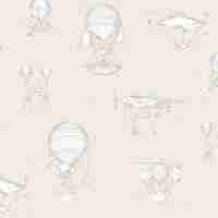 JR 3003  Обои Grandeco (Jack' n Rose Junior) (1*12) 10,05x0,53 винил на флизелине