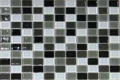 Мозаика Bonaparte стекло с камнем Carbon Mix 4х25х25 30х30