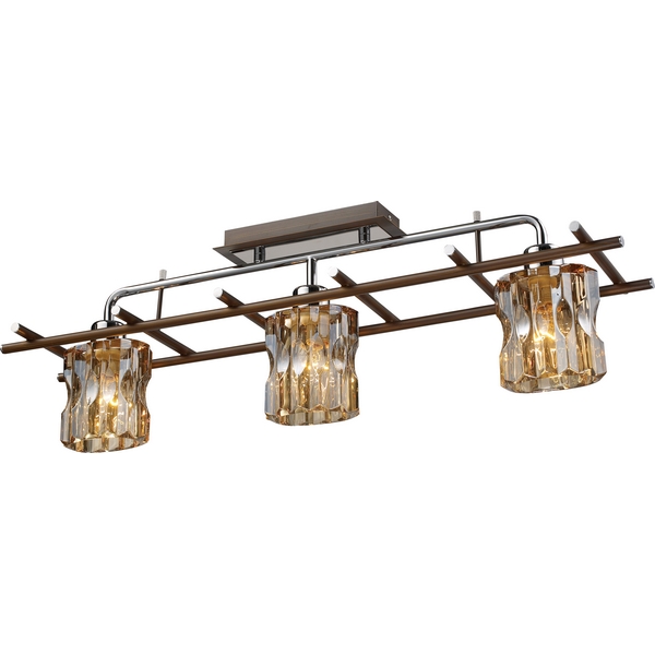 Люстра потолочная N-Light 480-03-13 chrome + wengue