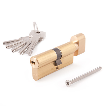 Цилиндр для замка ключ / ключ ABUS KD6MM Z45/K35KD W/5 LONG KEY золото