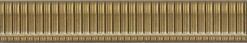 Плитка керамическая Aparici Lineage Majestic Gold Mold бордюр 3,5х20