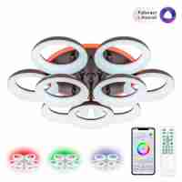 Потолочная светодиодная люстра Citilux Паркер Смарт CL225A195E