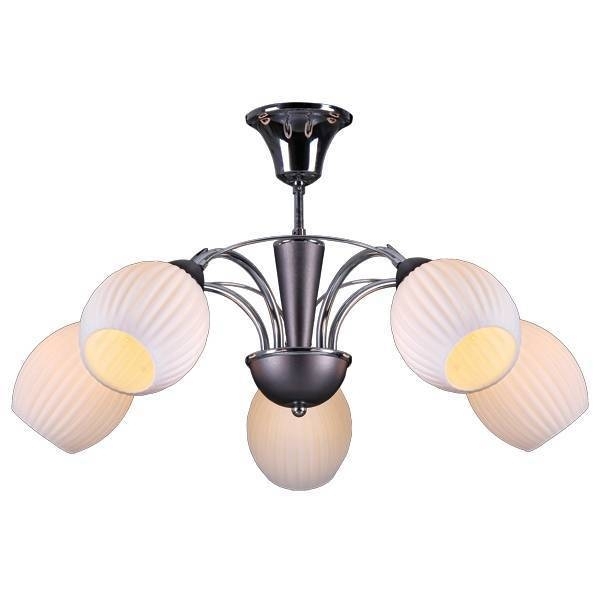 Потолочная люстра Natali Kovaltseva Savona SAVONA 11402/5C CHROME, GREY