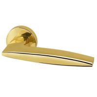 Комплект на 4 двери - Ручка дверная межкомнатная Armadillo Urban Squid URB9 Gold-24 золото 24К