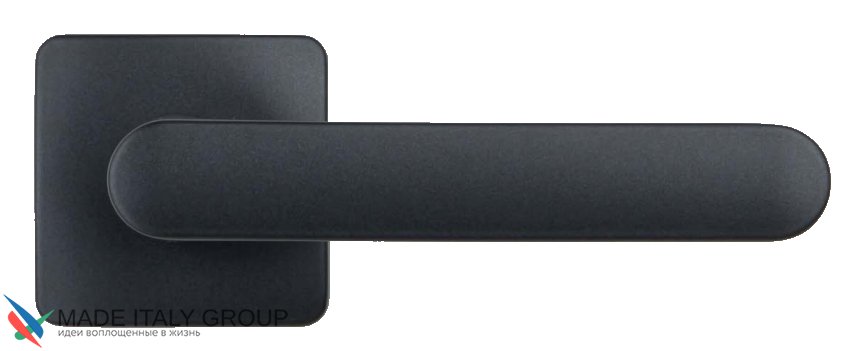 Дверная ручка на квадратном основании COLOMBO ONEQ CC21RSB-C05 матовый титананиум