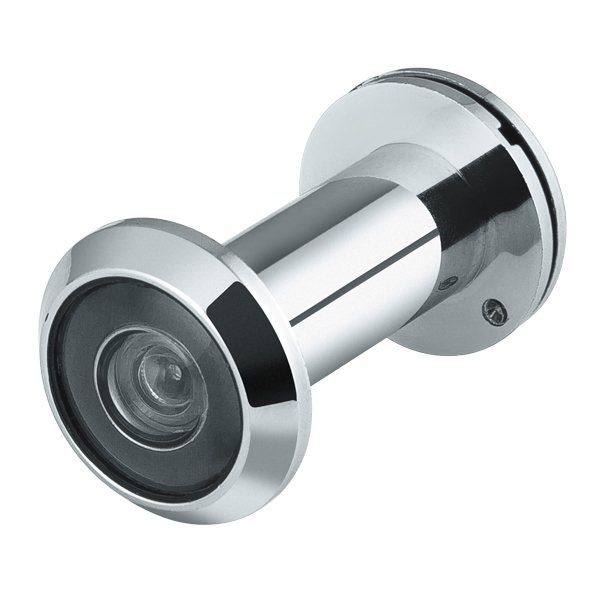 Глазок дверной Punto DVP1/NEW, 16/140/35x60 (оптика пластик) CP хром