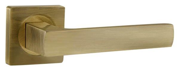 Ручки дверные межкомнатные AJAX ERGO JK ABG-6 зелёная бронза