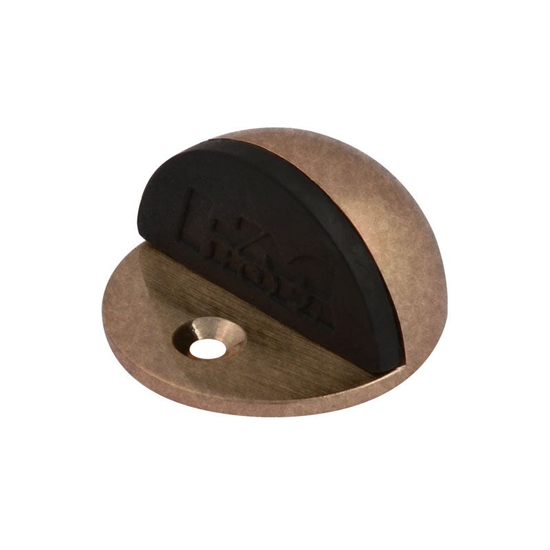 Ограничитель дверной напольный НОРА-М 100 медь старая