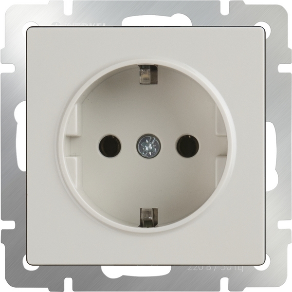 Розетка Werkel Слоновая кость WL03-SKG-01-IP20-ivory