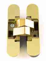 Петля дверная скрытой установки ARCHIE SILLUR S-130 P.Gold золото универсальная