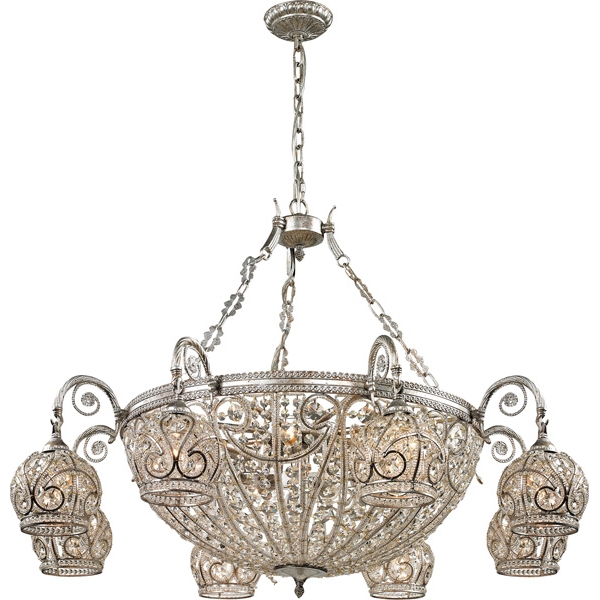 Подвесная люстра N-Light 671 671-16-02 sunset silver