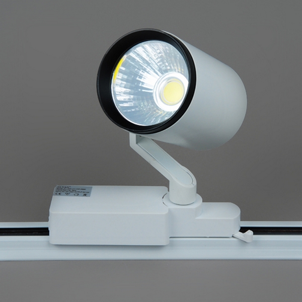 Трековый светильник Elvan 1 01-18W LED COB 6000K