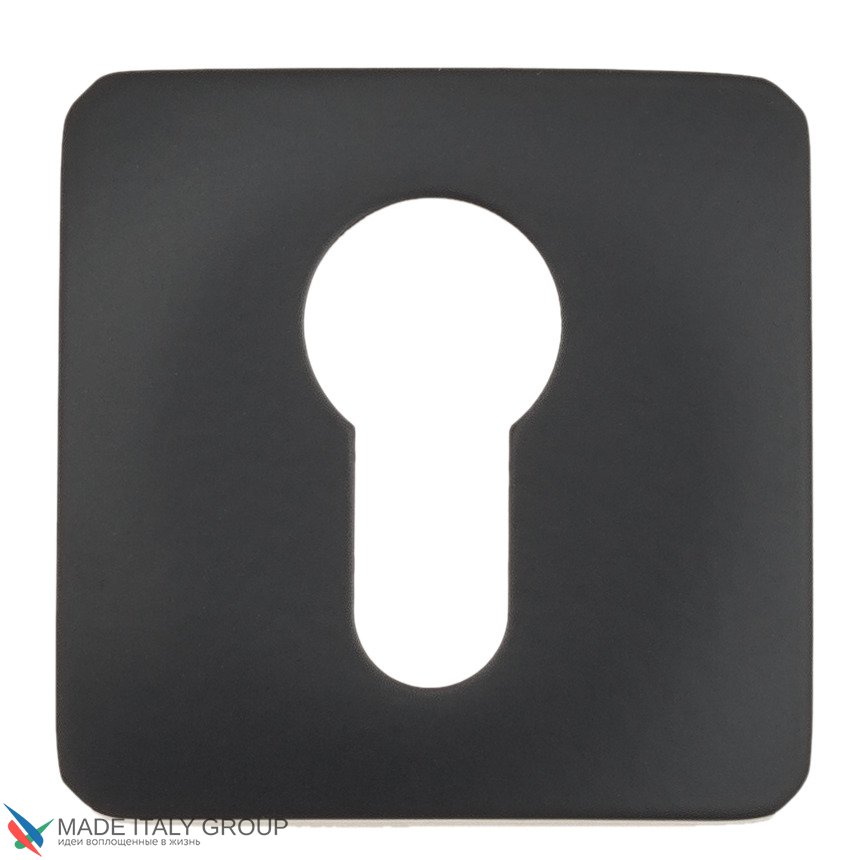 Накладка под цилиндр на квадратном основании COLOMBO CC23-C03 матовый черный (2 шт)