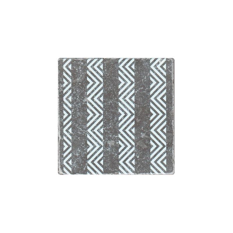 Керамогранит Stone4Home Турецкий Мрамор Black Marble Motif №8 декор 10х10