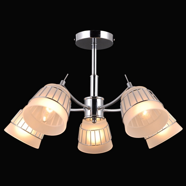 Люстра потолочная Natali Kovaltseva FRIENDLY 75088/5C CHROME