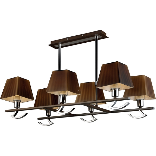 Потолочная люстра N-Light 432 432-06-17 chrome + wengue