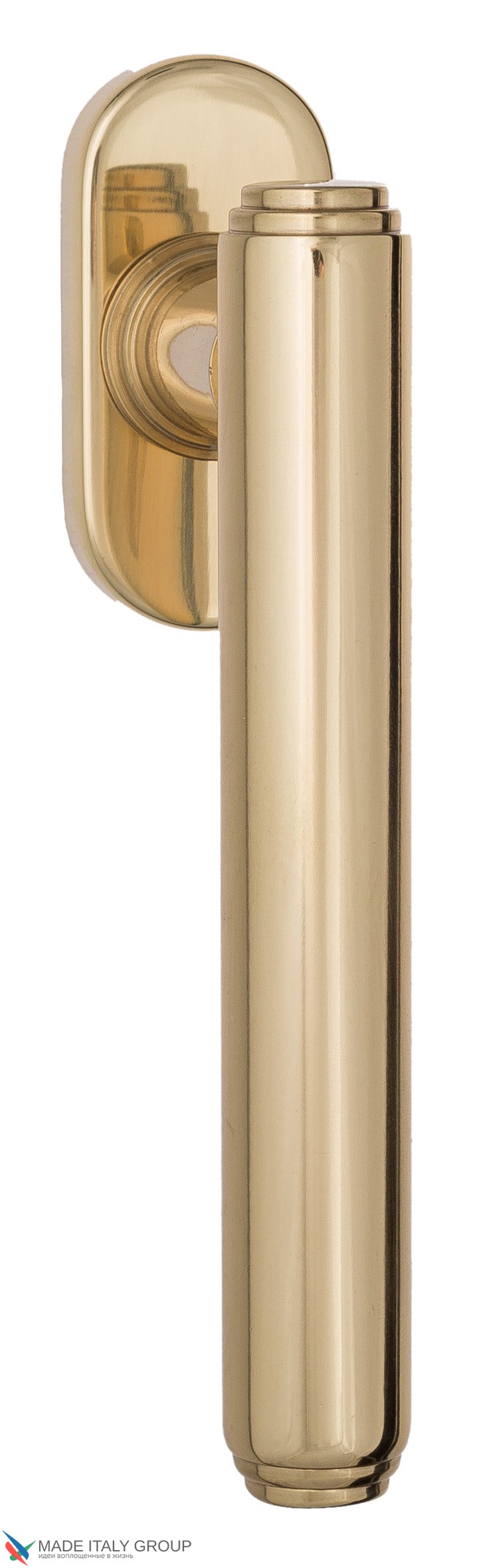 Ручка оконная Venezia "EXA" FW полированная латунь