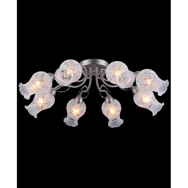 Потолочная люстра Natali Kovaltseva 11440 11440/8C NICKEL, CHROME