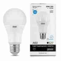 Лампа светодиодная Gauss E27 20W 6500K матовая 23239