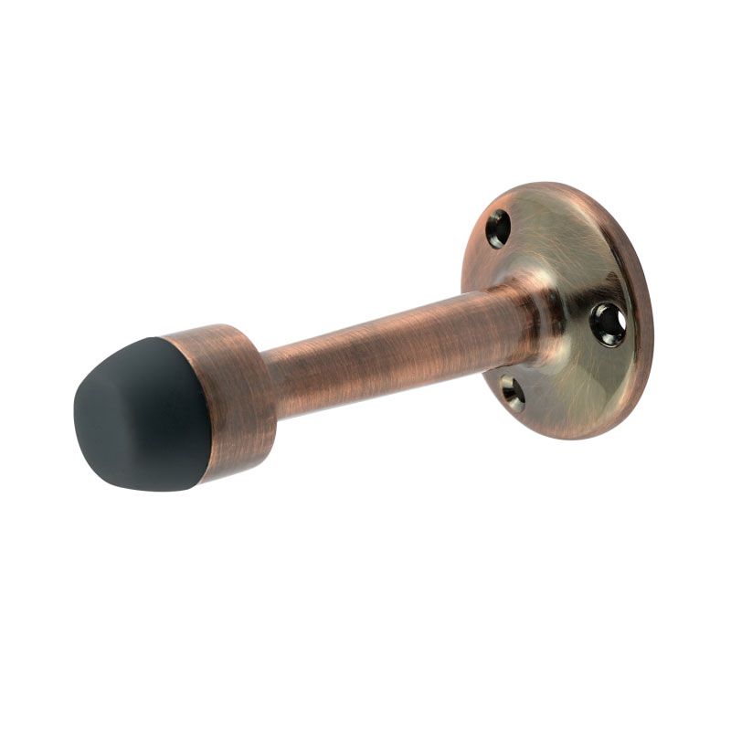 Ограничитель дверной настенный НОРА-М 110 медь старая