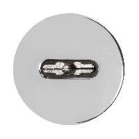 Накладка на сувальдный замок ESC.S-auto.RLR/R.486 CP-8 хром (1шт.)