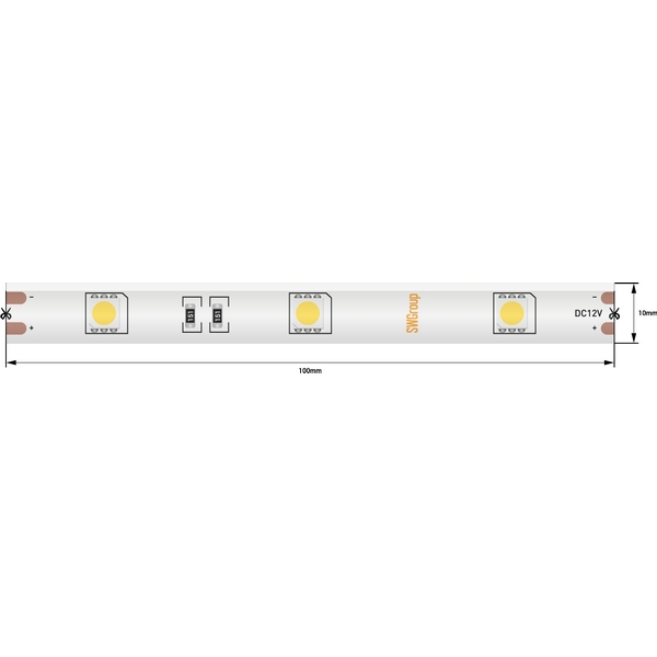 Светодиодная лента SWG SWG530 SWG530-12-7.2-WW-65