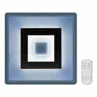 Потолочный светодиодный светильник Fametto Nimfea DLC-N501 38W GLASS/CLEAR