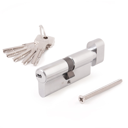 Цилиндр для замка ключ / ключ ABUS KD6N Z40/K40KD W/5 LONG KEY никель