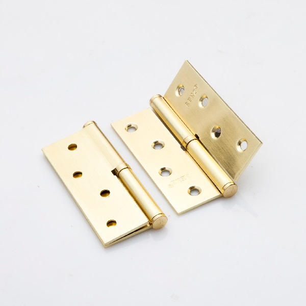 Петля дверная стальная RENZ L 100 FH SG- 100*75*2,5 б/колп,с обв, левая, лат.мат.