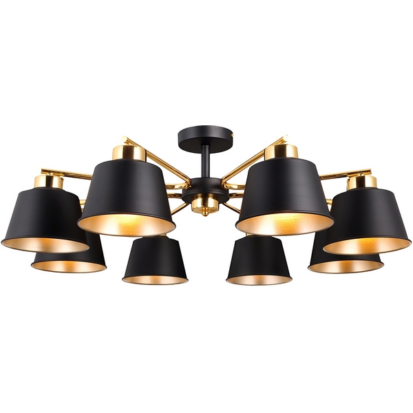 Потолочная люстра Natali Kovaltseva Graff GRAFF 75098/8C GRAY