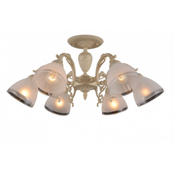 Потолочная люстра Natali Kovaltseva 79010 79010/6C BEIGE GOLD