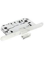 Защелка межкомнатная Morelli Luxury IM WC W магнитная, сантехническая с ответной планкой, цвет белый