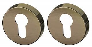 Накладка дверная с круглым основанием под цилиндр Armadillo Urban Cylinder ET URB АВ-7 бронза