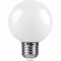 Лампа светодиодная Feron E27 3W 2700K Шар Матовая LB-371 25903