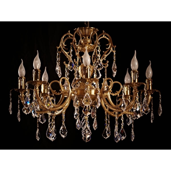 Люстра подвесная Brizzi 8888/8 AB Leaf crystal