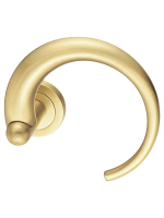 Ручка дверная Morelli Luxury LANGOUST R2 OSA раздельная на круглой розетке, цвет матовое золото, латунь